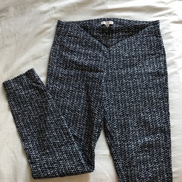 Pants - Eliane Rose Pencil pants slacks blue & white